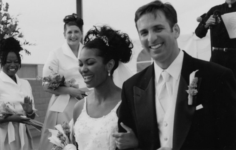 Tony Berlin and Harris Faulkner, wedding photo